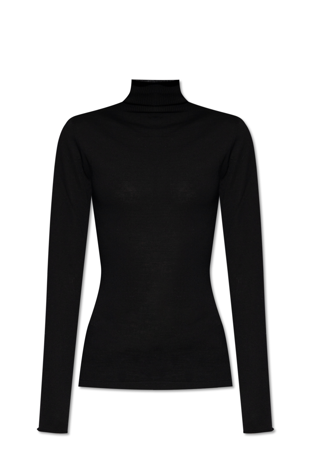 Black Wool turtleneck sweater Marni SchaferandweinerShops Australia Marni padded rain jacket